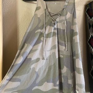 Camo Hollister tank top